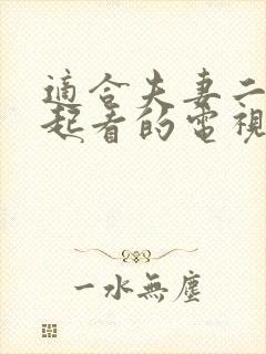 适合夫妻二人一起看的电视剧