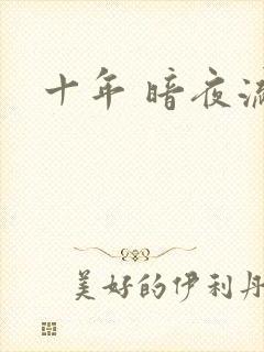 十年 暗夜流光