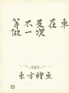 等不及在车里先做一次