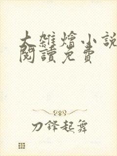 大杂烩小说全集阅读免费