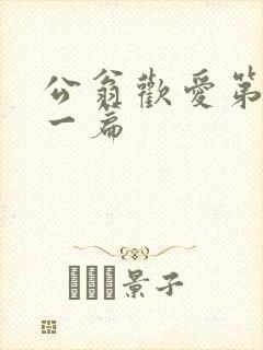 公翁欢爱第三十一篇