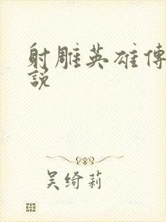 射雕英雄传 小说