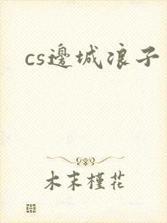 cs边城浪子