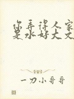 你弄得人家里都是水好大文