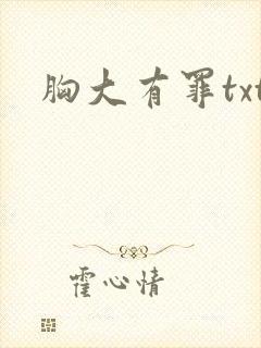 胸大有罪txt