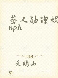 艺人助理娱乐圈nph
