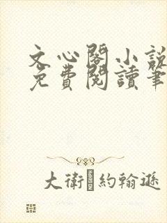 文心阁小说全文免费阅读笔趣阁