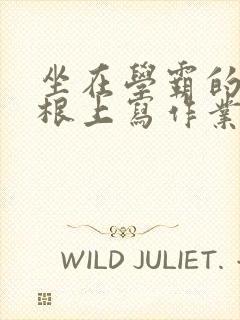 坐在学霸的大紫根上写作业