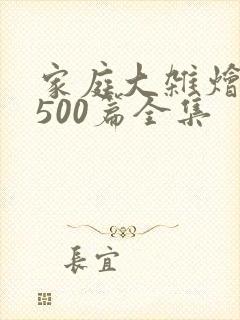 家庭大杂烩小说500篇全集