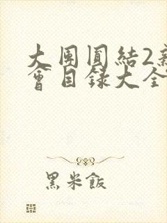 大团圆结2亲情会目录大全免费阅读