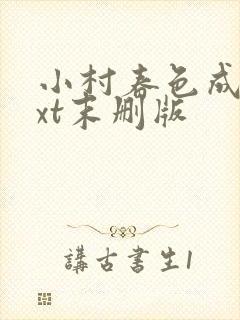 小村春色成刚txt末删版