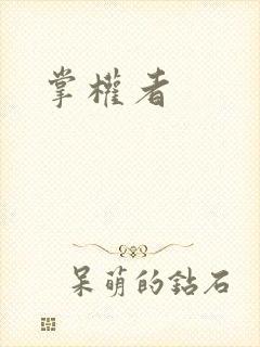 掌权者