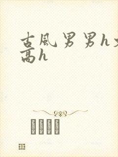 古风男男h文肉高h