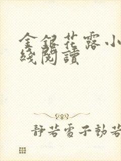 金银花露小说在线阅读