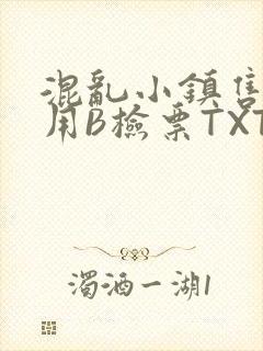 混乱小镇售票员用B检票TXT