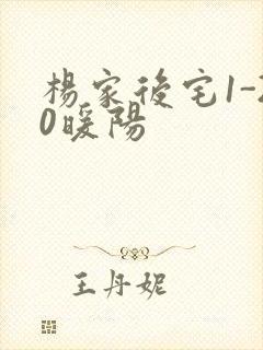 杨家后宅1-20暖阳