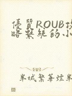 优质ROUB攻略系统的小说最新章节