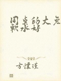 同桌的大兔子好软水好