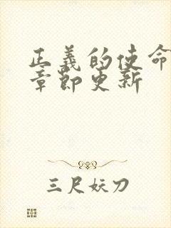 正义的使命最新章节更新