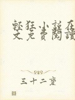 轻狂小说在线全文免费阅读