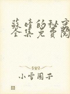 苏晴的秘密小说全集免费阅读笔趣阁大结局