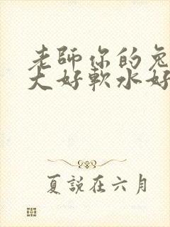 老师你的兔子好大好软水好多