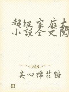 超级家庭大杂烩小说全文阅读