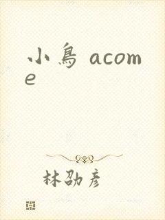 小鸟 acome