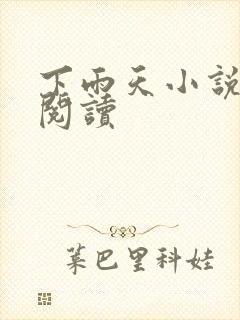 下雨天小说免费阅读