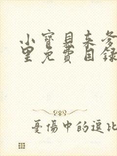 小宝贝来爹地怀里免费目录