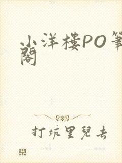 小洋楼PO笔趣阁