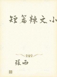 短篇辣文小说