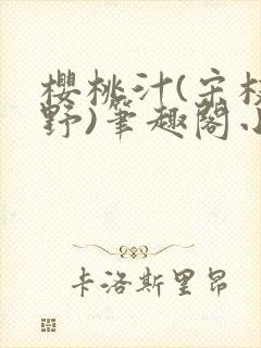 樱桃汁(宋枝江野)笔趣阁小说渡欲