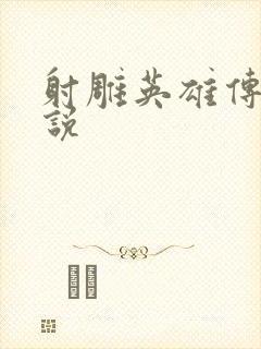 射雕英雄传 小说