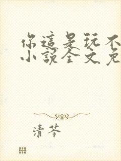 你这是玩不起呀小说全文免费阅读