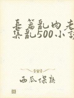 长篇乱肉老师合集乱500小说