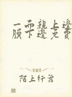 一面亲上边一面膜下边免费阅读