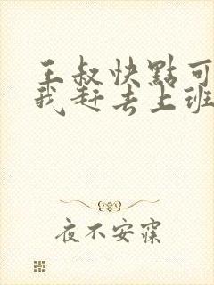 王叔快点可以吗我赶去上班