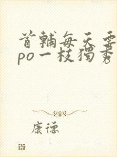 首辅每天要不够po一枝独秀全文