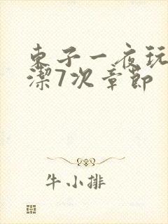 东子一夜玩弄白洁7次章节