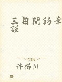 三日间的幸福小说