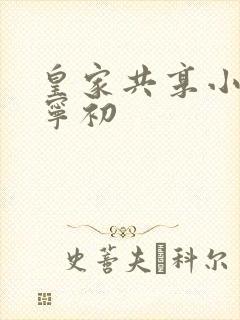 皇家共享小公主宁初