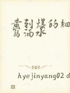 黄到爆的细节描写滴水