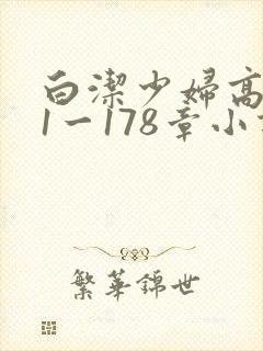 白洁少妇高义第1一178章小说