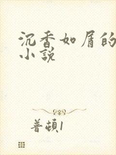 沉香如屑的原著小说