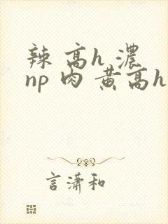 辣 高h 浓 np 肉 黄高h