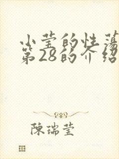 小莹的性荡生活第28的介绍