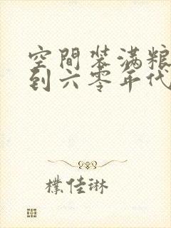 空间装满粮食回到六零年代