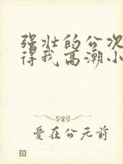 强壮的公次次弄得我高潮小说