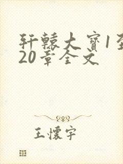 轩辕大宝1至720章全文